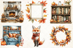 Autumn Mood Clipart Bundle 2 - CraftNest - Digital Crafting and Art