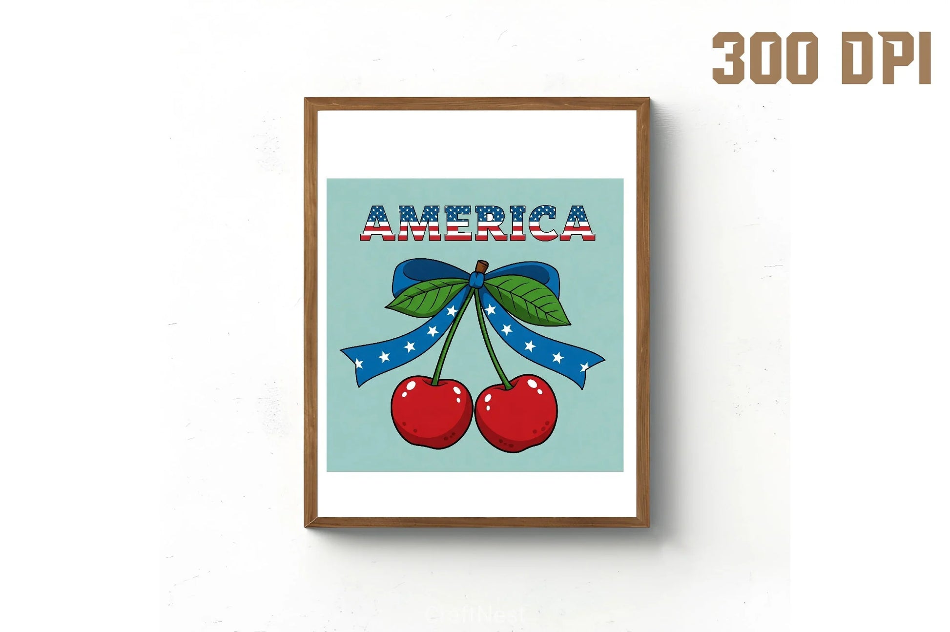 4th of July Cherry Clipart Bundle - CraftNest - Digital Crafting and Art