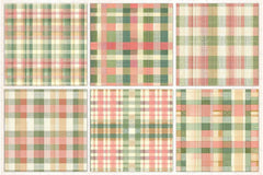 Green Pink Checkered Pattern Digital Paper - CraftNest - Digital Crafting and Art
