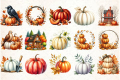 Fall Aesthetic Clipart Bundle - CraftNest - Digital Crafting and Art