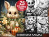 Christmas Animals Coloring Books