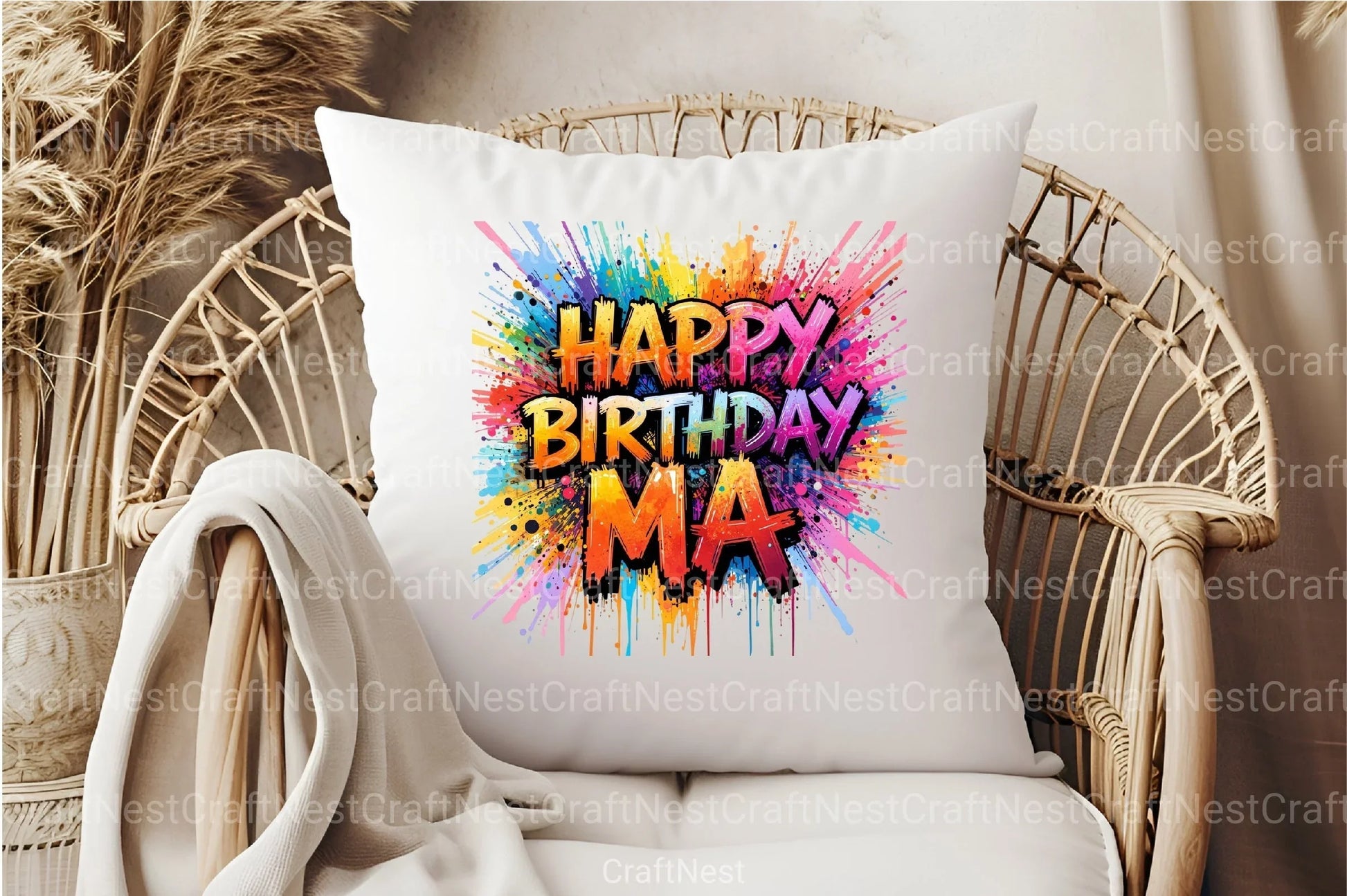 Happy Birthday Ma Clipart Bundle 4 - CraftNest - Digital Crafting and Art