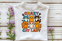 Funny Crazy Cat Lady Clipart Bundle - CraftNest - Digital Crafting and Art