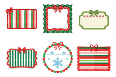 Coquette Christmas Frame Border Clipart Bundle - CraftNest - Digital Crafting and Art