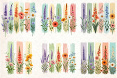 Brushstroke Christian Flower Clipart Bundle 2 - CraftNest - Digital Crafting and Art