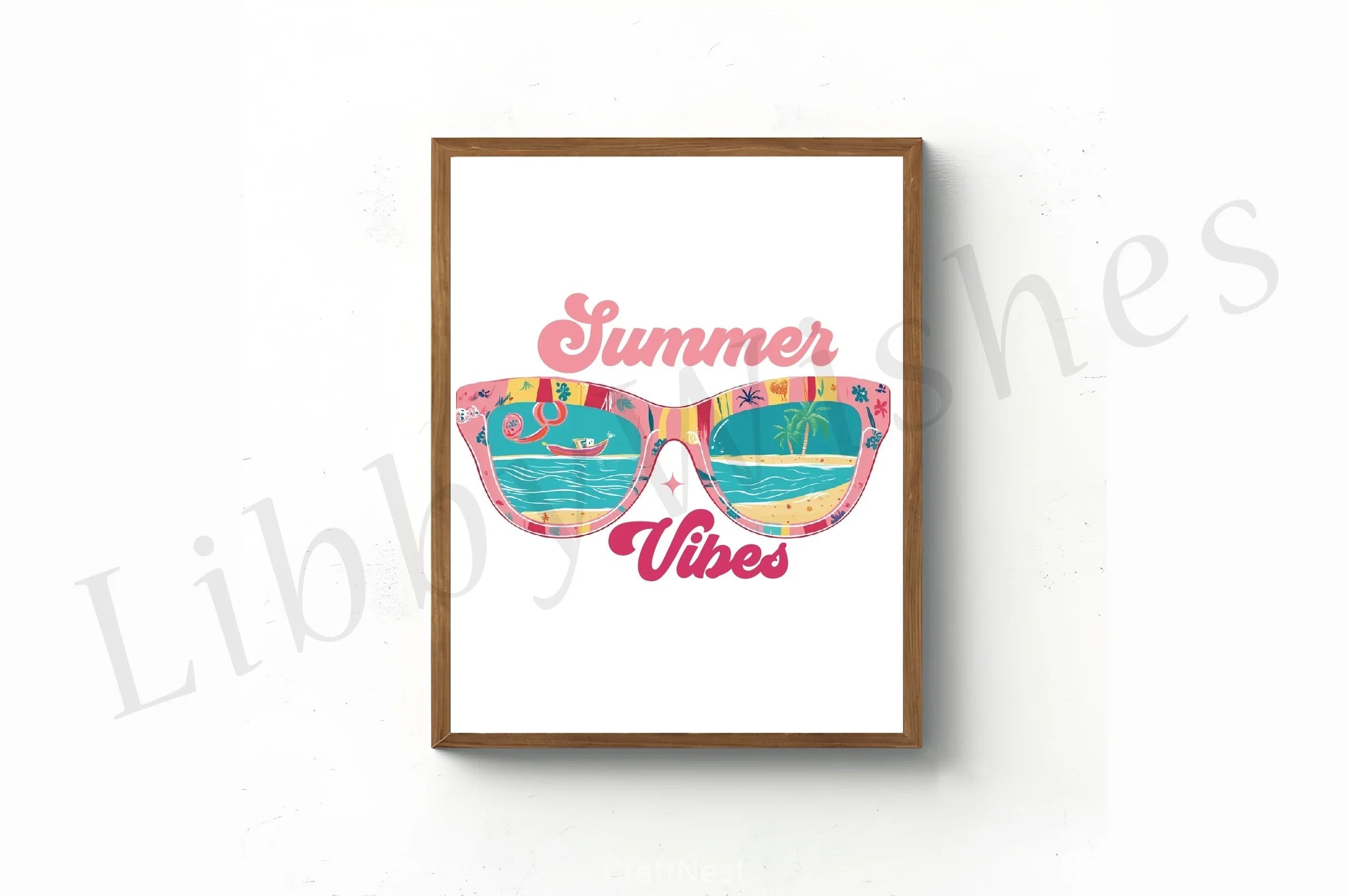 Summer Vibes Sunglasses Clipart Bundle - CraftNest - Digital Crafting and Art