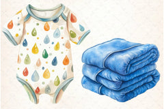 Baby's 1st Blue Christmas Clipart Bundle - CraftNest - Digital Crafting and Art