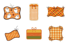 Coquette Fall Halloween Border Frame Clipart Bundle - CraftNest - Digital Crafting and Art
