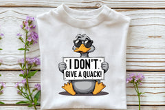 I Don't Give A Quack Sarcastic Clipart Bundle - CraftNest - Digital Crafting and Art
