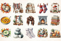 Neutral Autumn Clipart Bundle - CraftNest - Digital Crafting and Art