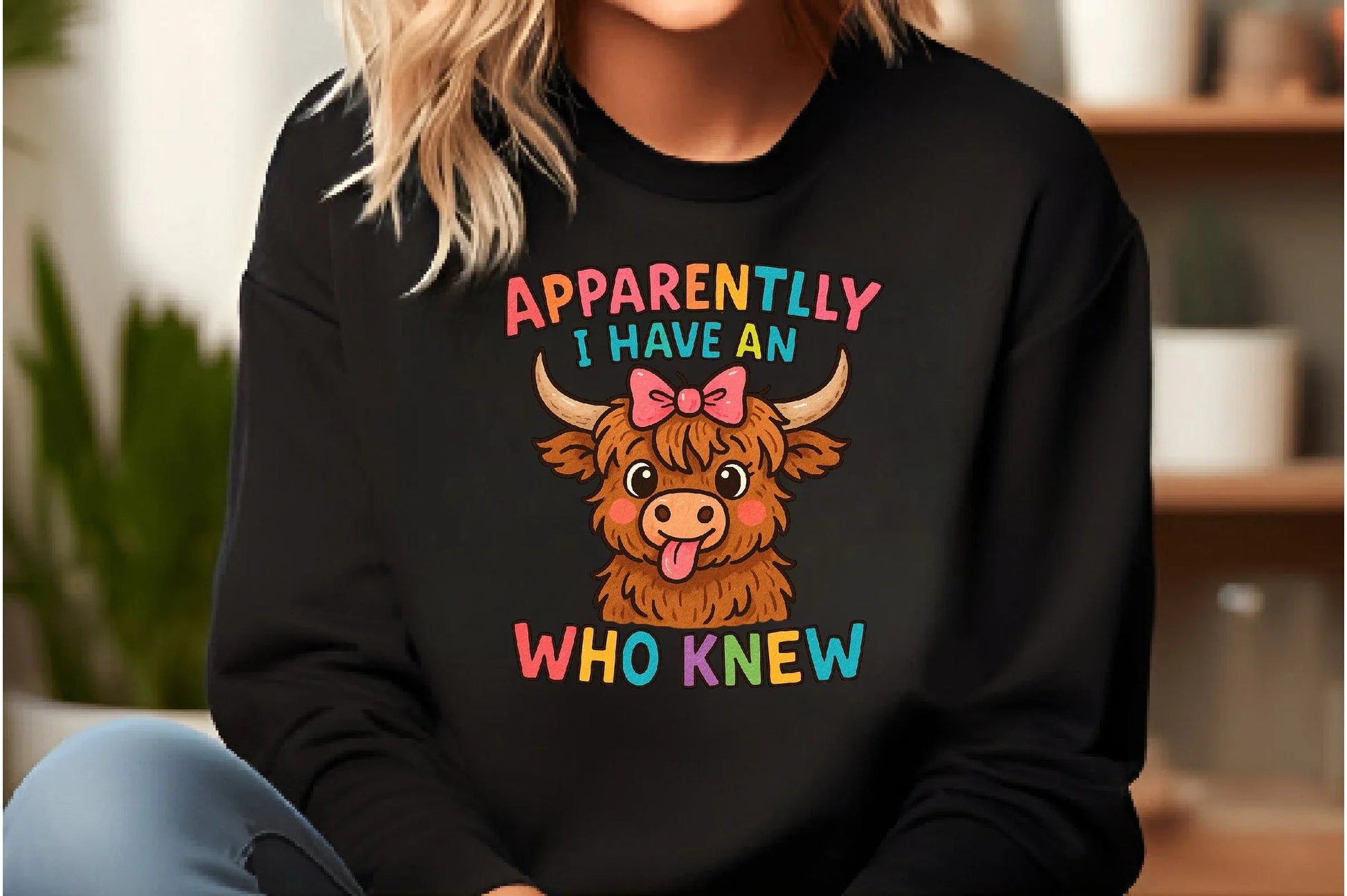 Funny Highland Cow Sarcastic Clipart Bundle - CraftNest - Digital Crafting and Art