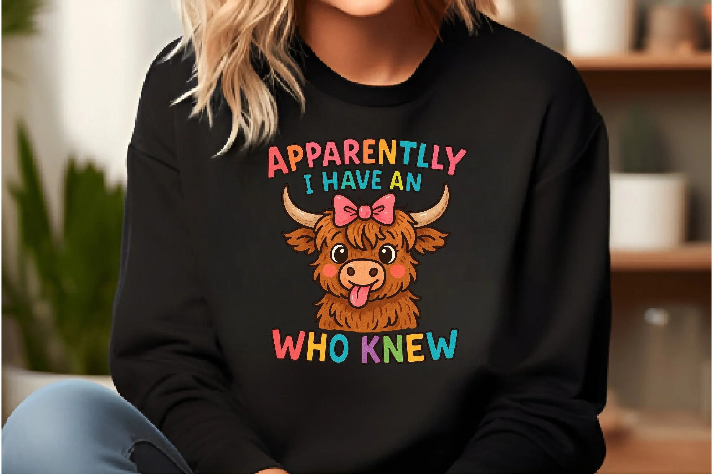 Funny Highland Cow Sarcastic Clipart Bundle - CraftNest - Digital Crafting and Art