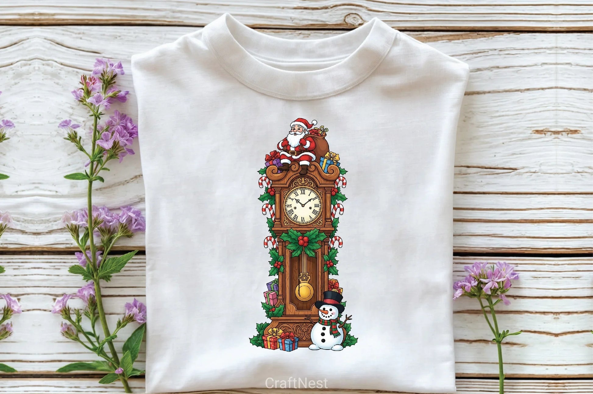 Christmas Clock Clipart Bundle - CraftNest - Digital Crafting and Art