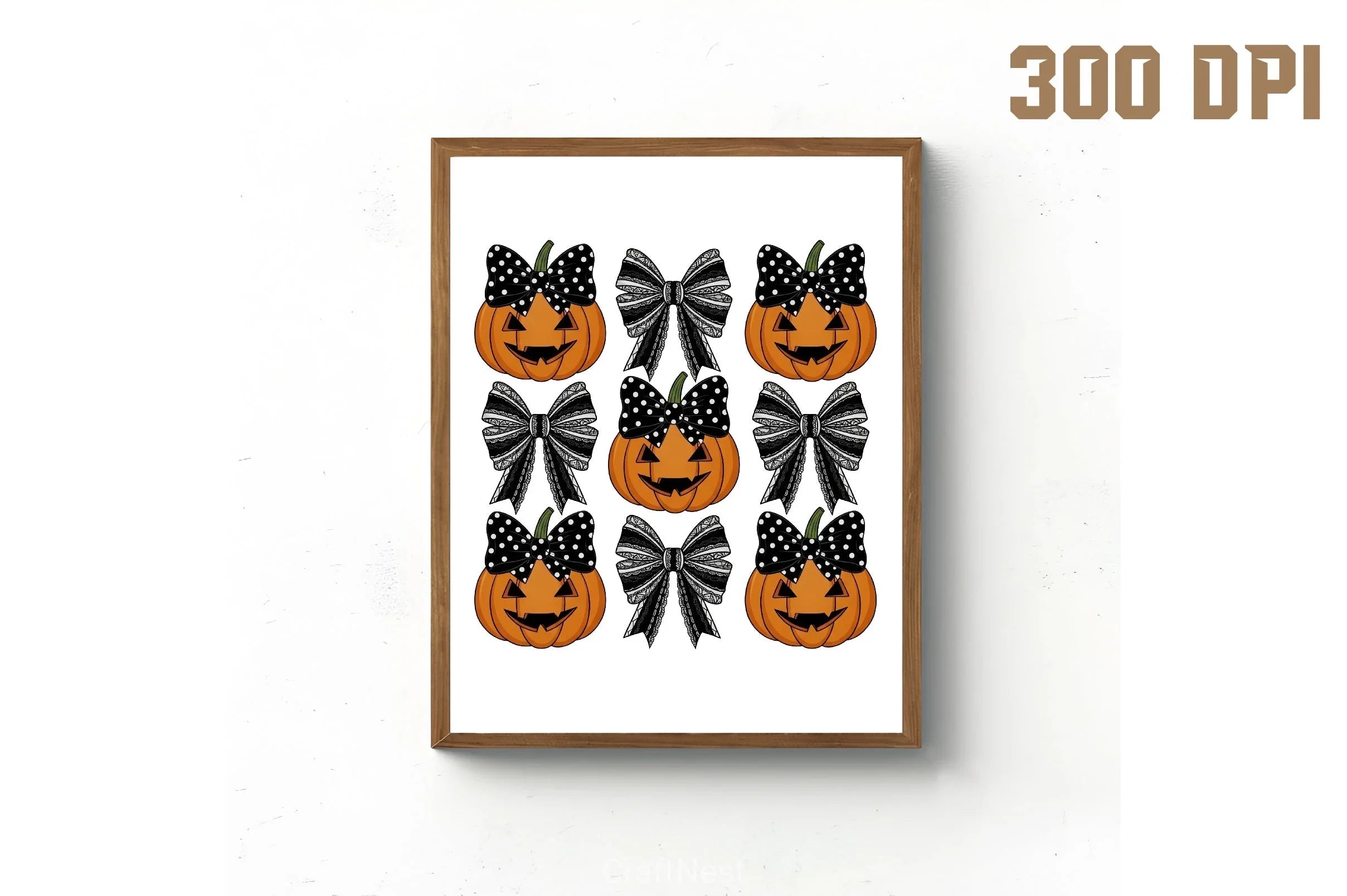 Halloween Pumpkin Fall Bow Clipart Bundle - CraftNest - Digital Crafting and Art