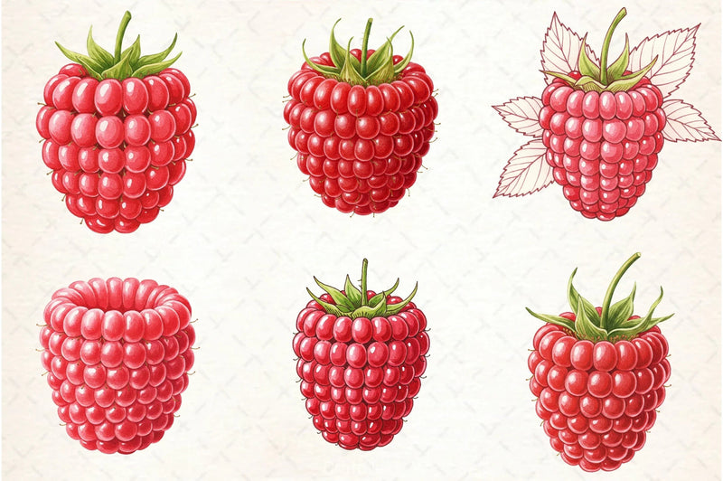Raspberry Clipart Bundle - CraftNest - Digital Crafting and Art