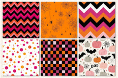 Cute Halloween Digital Paper Pack 3 - CraftNest - Digital Crafting and Art