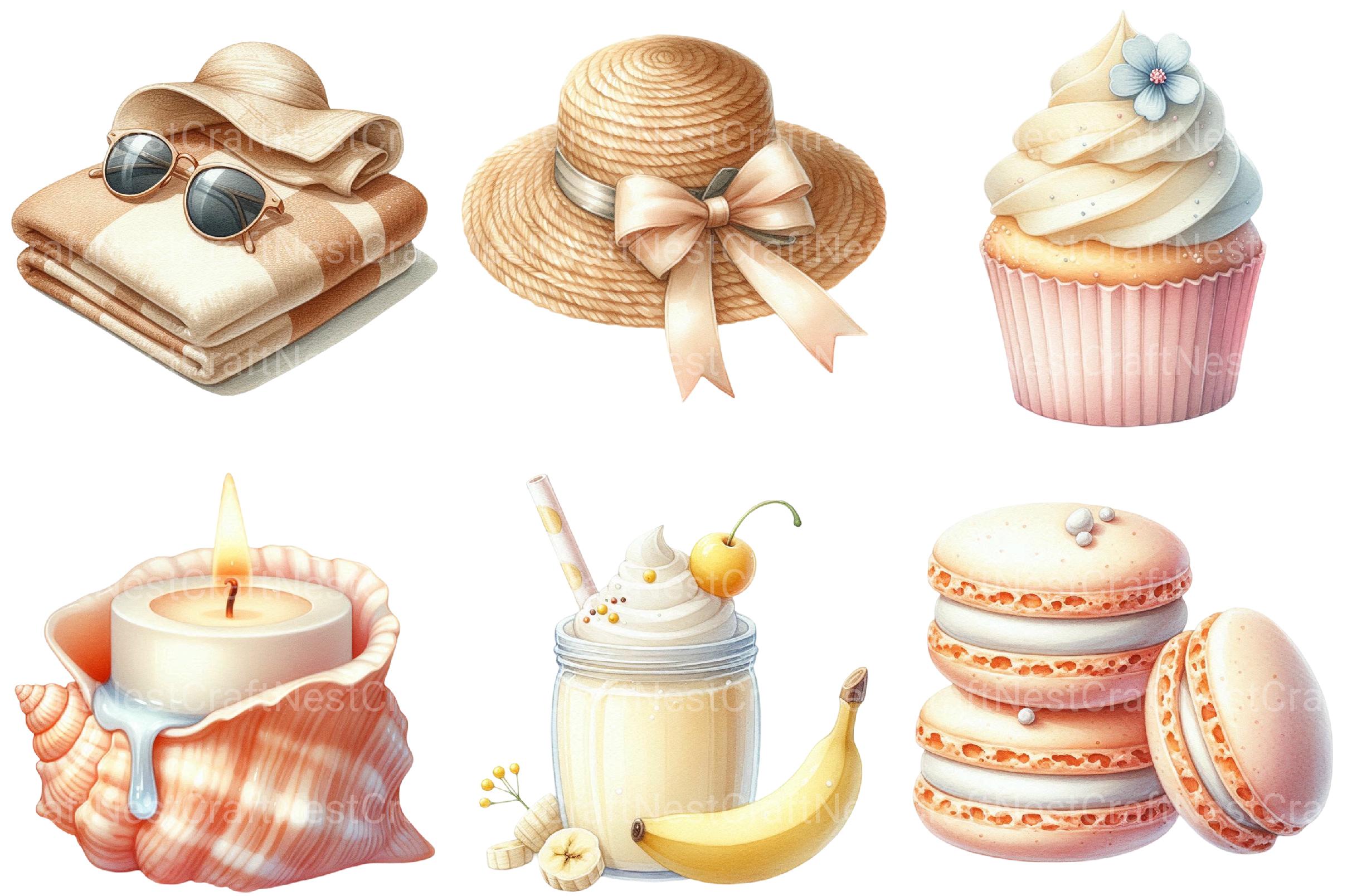 Creamy Summer Clipart