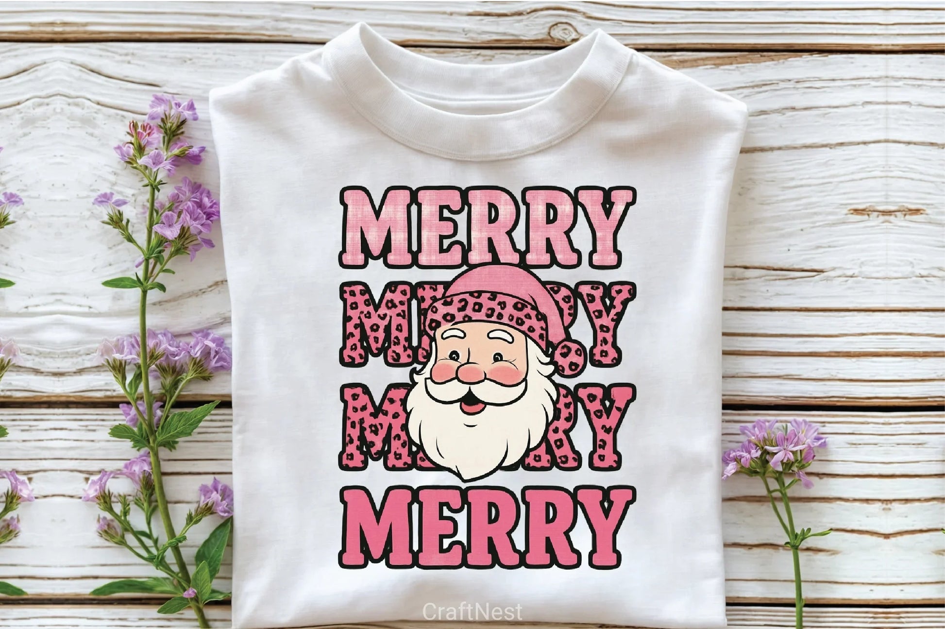 Retro Pink Christmas Clipart Bundle 28 - CraftNest - Digital Crafting and Art