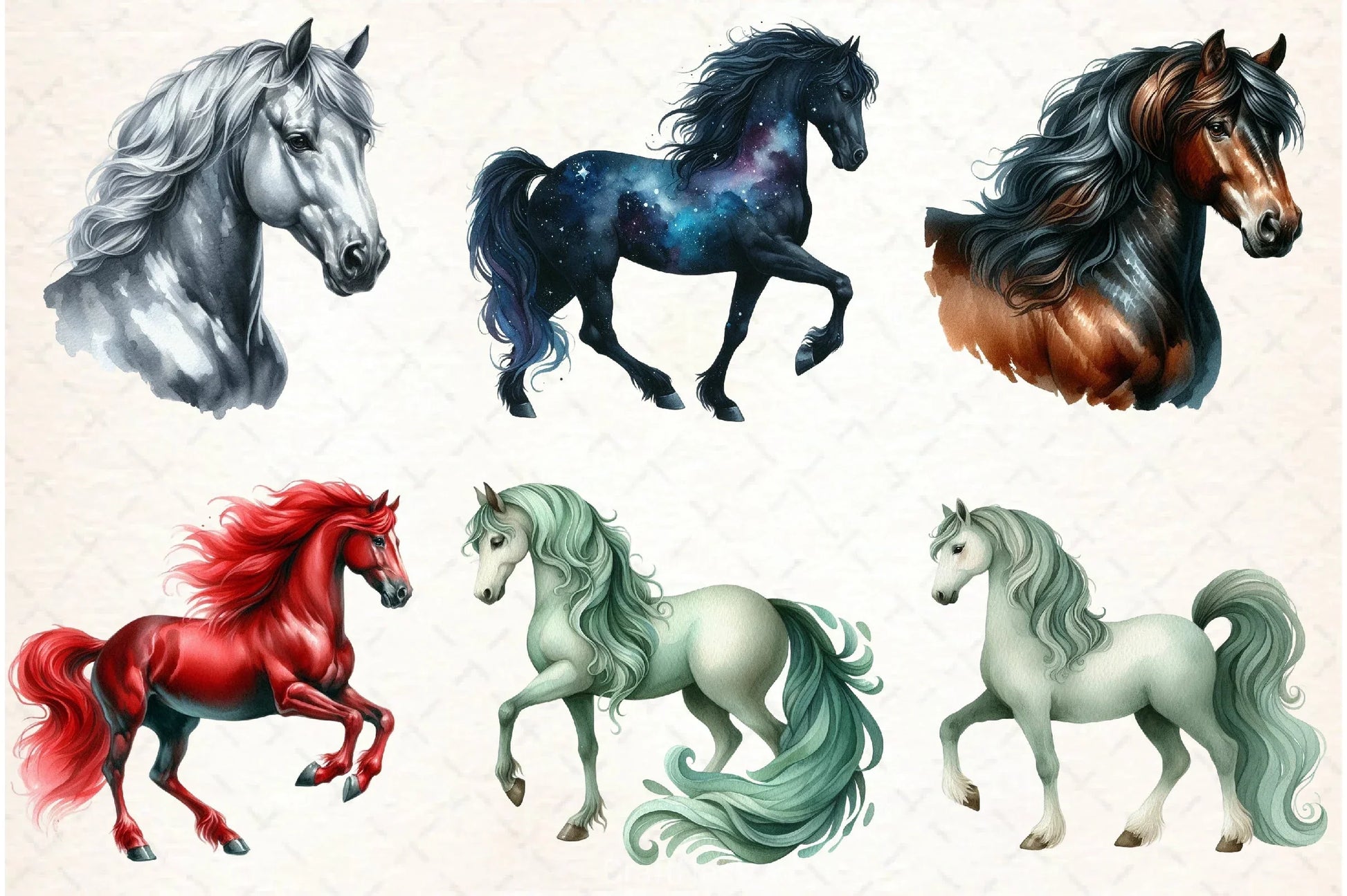 Horse Clipart Bundle - CraftNest - Digital Crafting and Art
