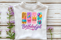 Brushstroke Birthday Girl Clipart Bundle - CraftNest - Digital Crafting and Art