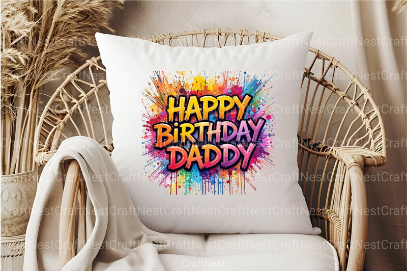 Happy Birthday Daddy Clipart Bundle - CraftNest - Digital Crafting and Art