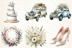 Nordic Wedding Clipart Bundle - CraftNest - Digital Crafting and Art