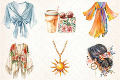 Summer Fashion Clipart Bundle - CraftNest - Digital Crafting and Art