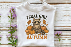 Feral Girl Autumn Clipart Bundle - CraftNest - Digital Crafting and Art