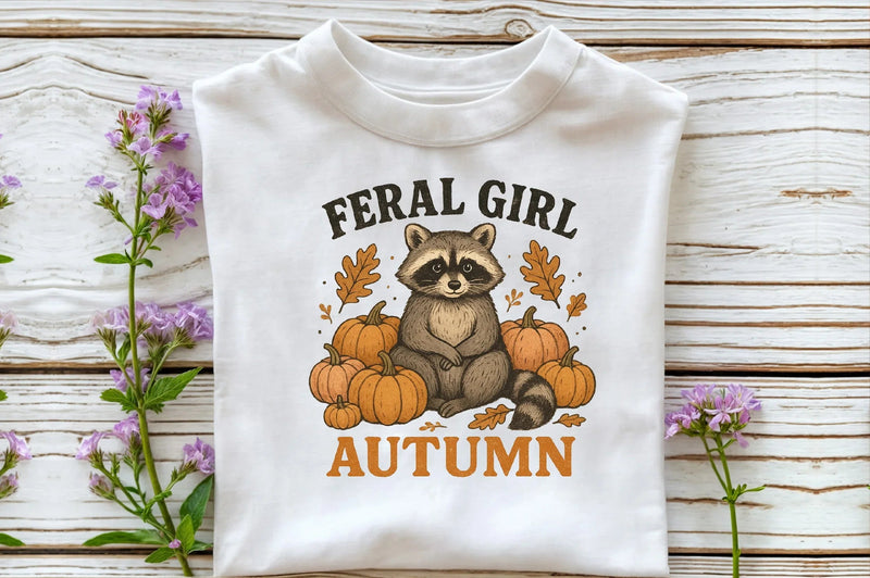 Feral Girl Autumn Clipart Bundle - CraftNest - Digital Crafting and Art