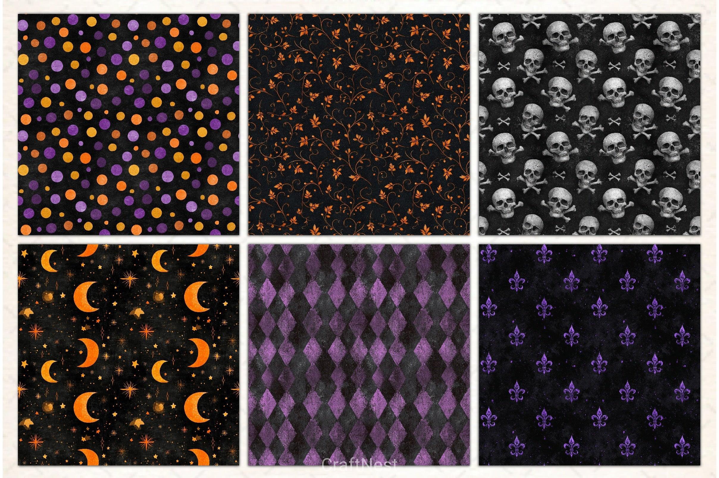 Chalkboard Halloween Clipart Bundle - CraftNest - Digital Crafting and Art