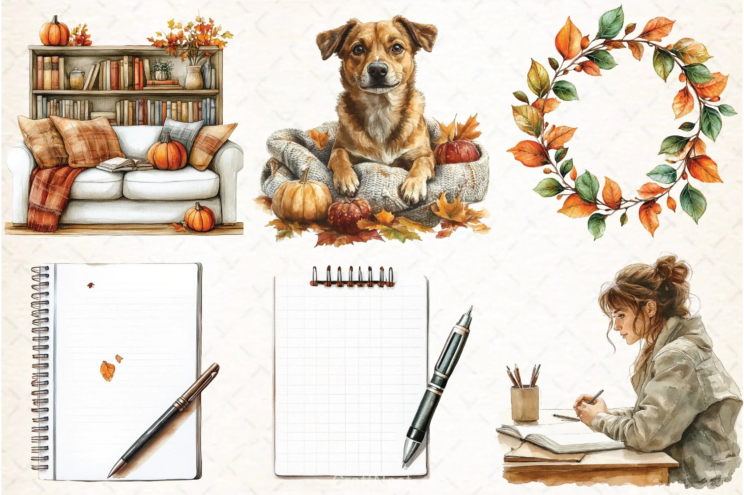Autumn Clipart Bundle 12 - CraftNest - Digital Crafting and Art