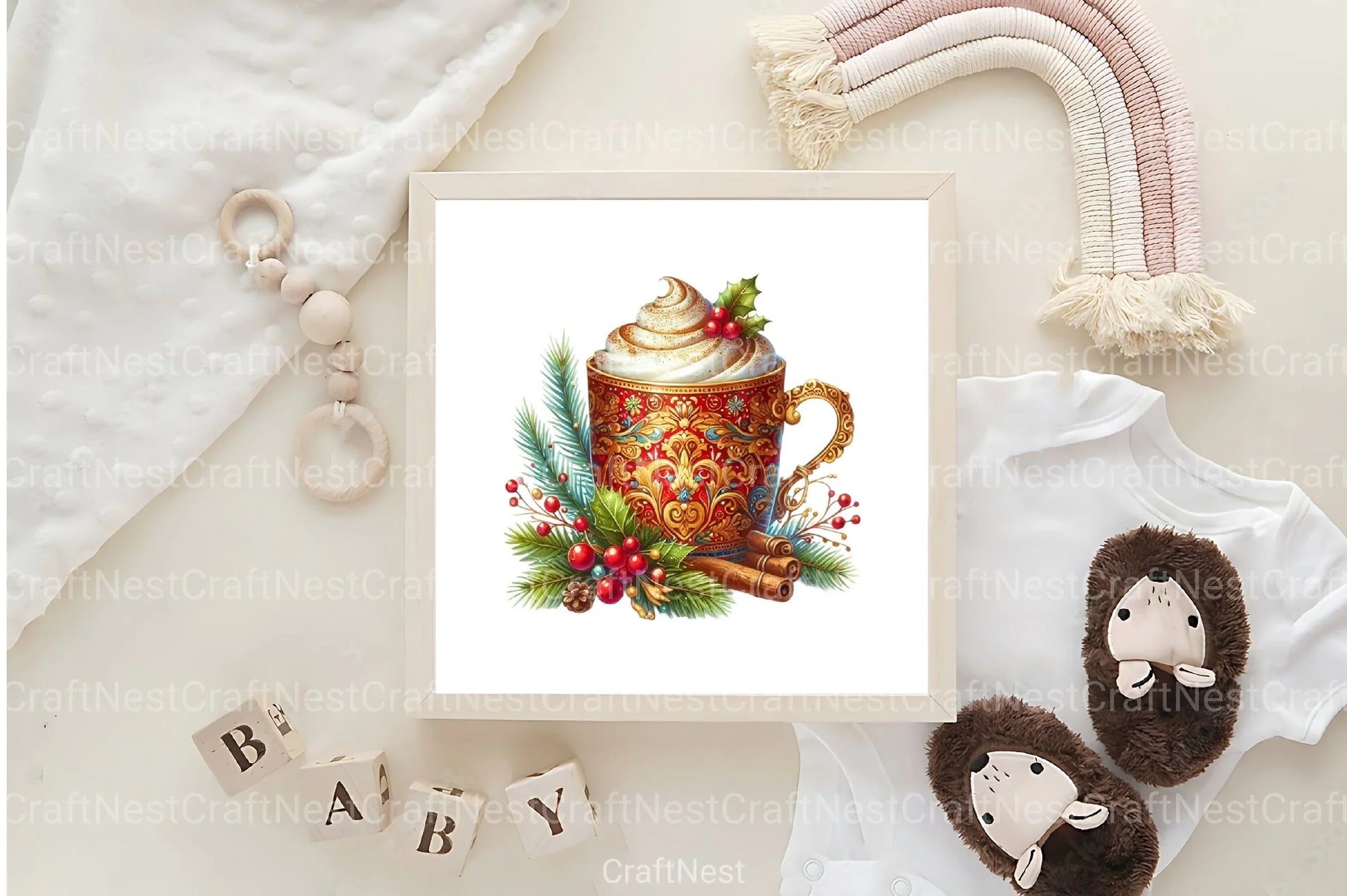 Christmas Hot Cocoa Clipart Bundle - CraftNest - Digital Crafting and Art