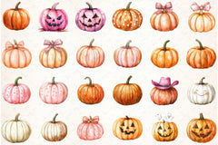 Halloween Pumpkins Clipart Bundle - CraftNest - Digital Crafting and Art