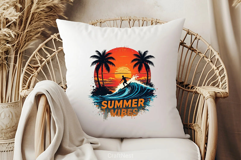 Summer Vibes Clipart Bundle 21 - CraftNest - Digital Crafting and Art