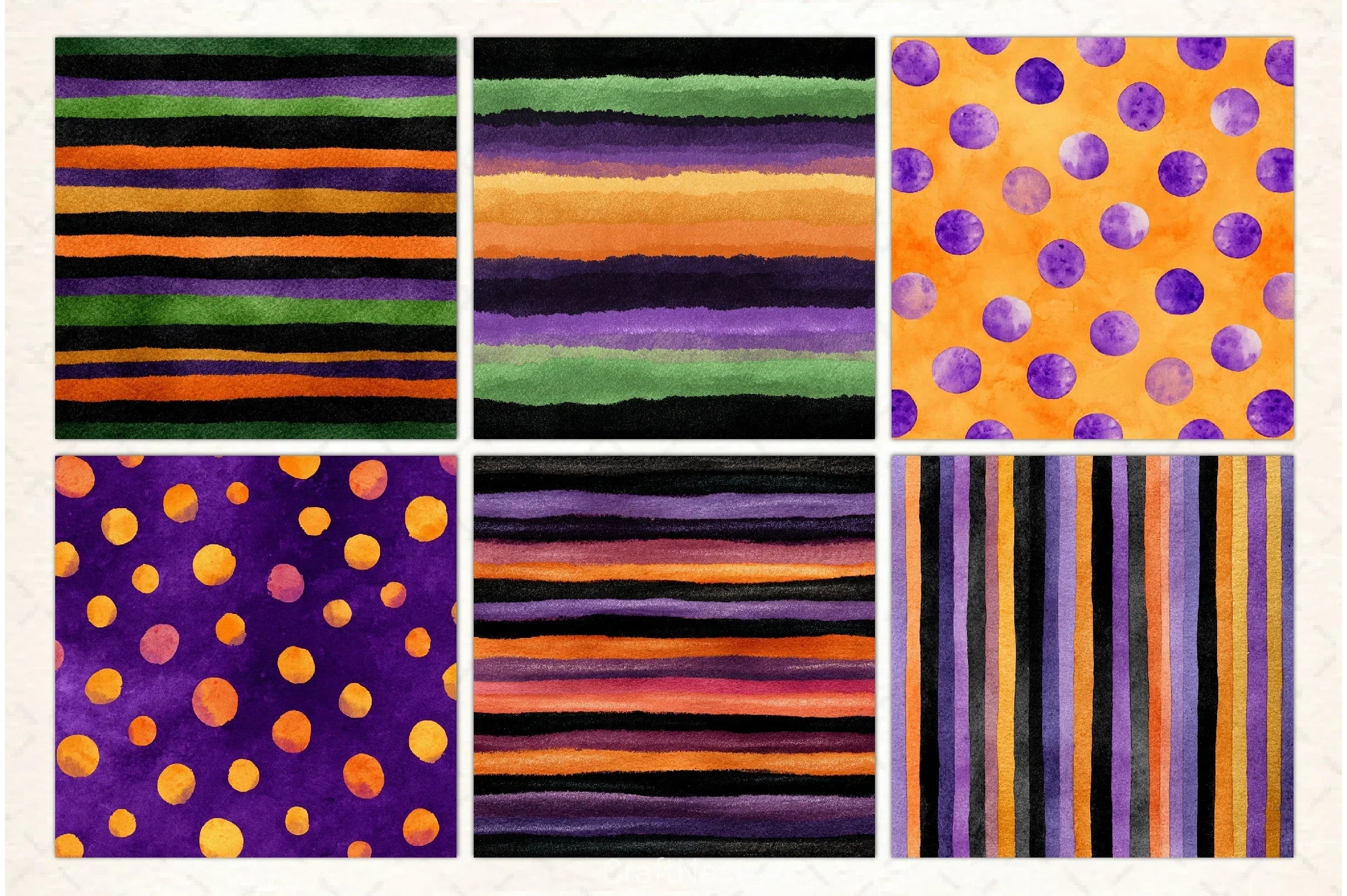 Halloween Digital Paper Pack 7 - CraftNest - Digital Crafting and Art