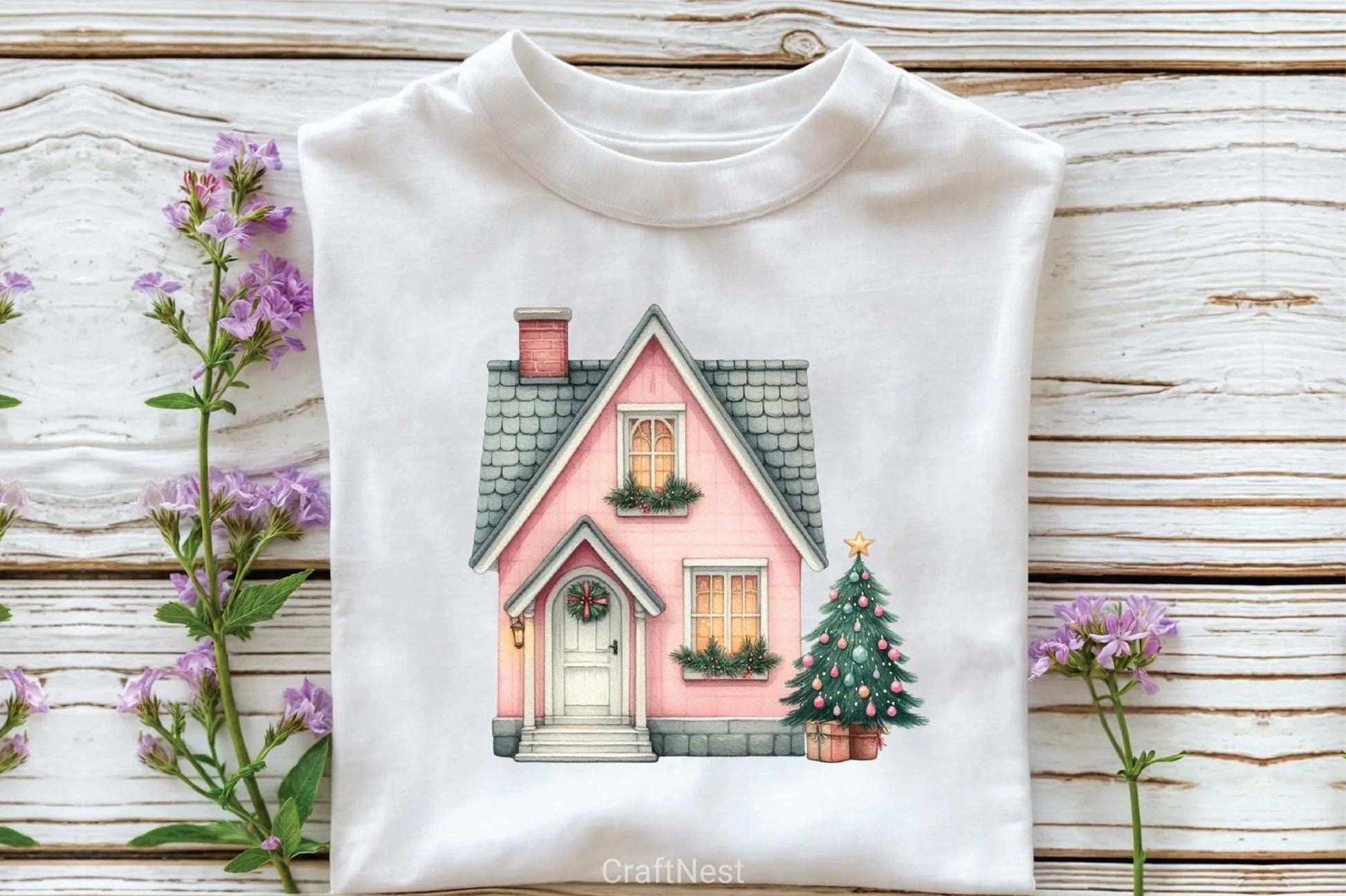 Pastel Christmas Clipart Bundle - CraftNest - Digital Crafting and Art