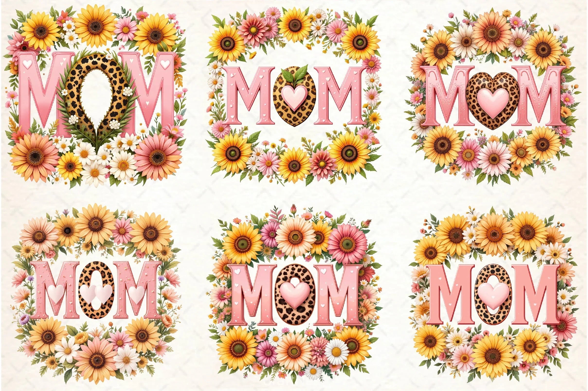 Floral Mama Clipart Bundle1 - CraftNest - Digital Crafting and Art