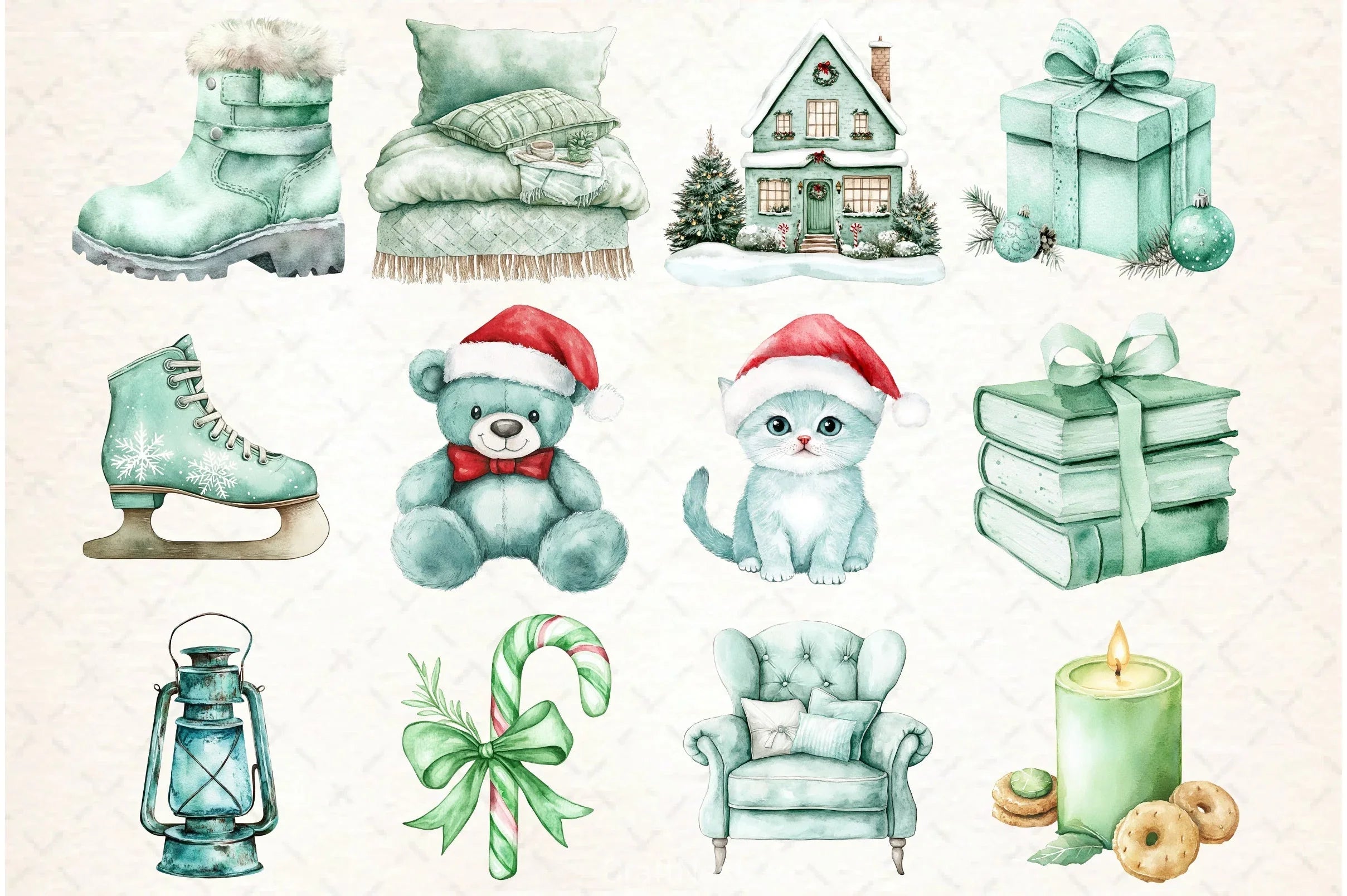 Christmas Wishes Clipart Bundle - CraftNest - Digital Crafting and Art