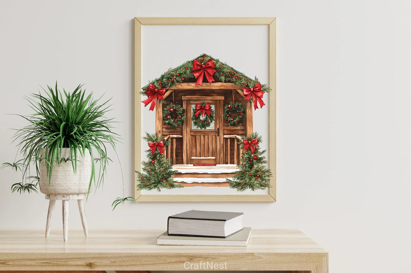 Western Cowboy Christmas Clipart Bundle - CraftNest - Digital Crafting and Art