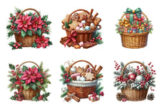 Christmas Gift Basket Clipart Bundle - CraftNest - Digital Crafting and Art