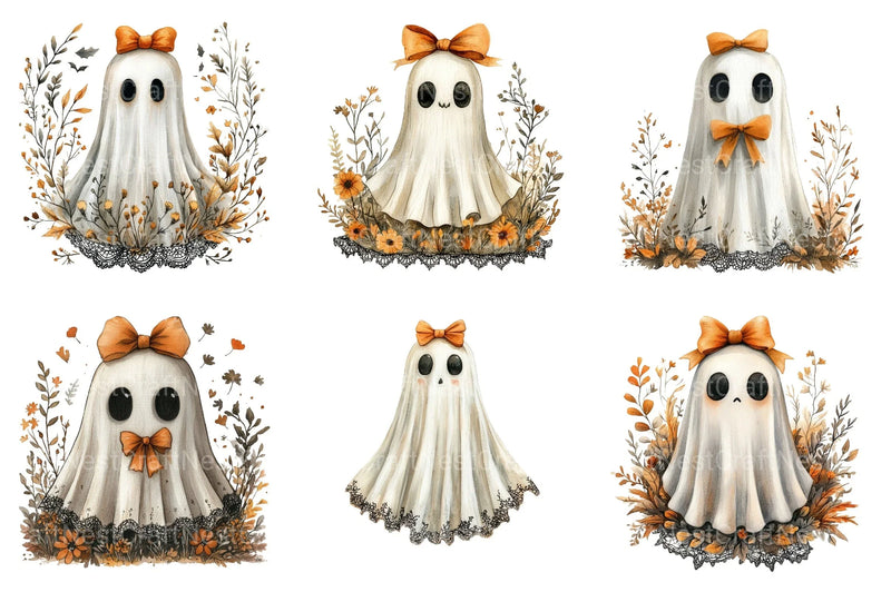 Girly Spooky Season Clipart Bundle - CraftNest - Digital Crafting and Art