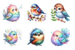 Cute Bird Clipart Bundle - CraftNest - Digital Crafting and Art