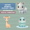 Safari Animals Clipart Bundle 4