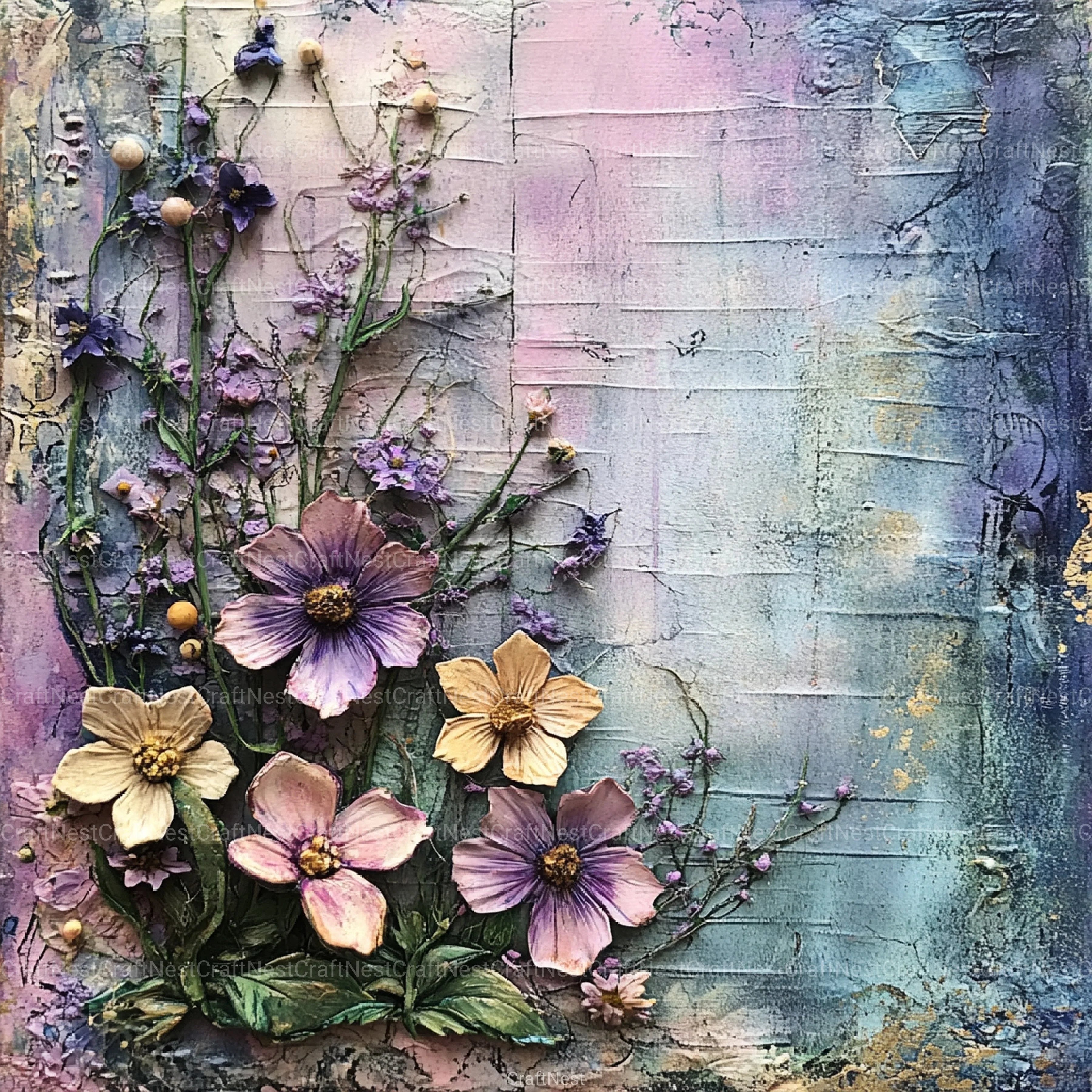 Pastel Garden Dreams Clipart Bundle - CraftNest - Digital Crafting and Art