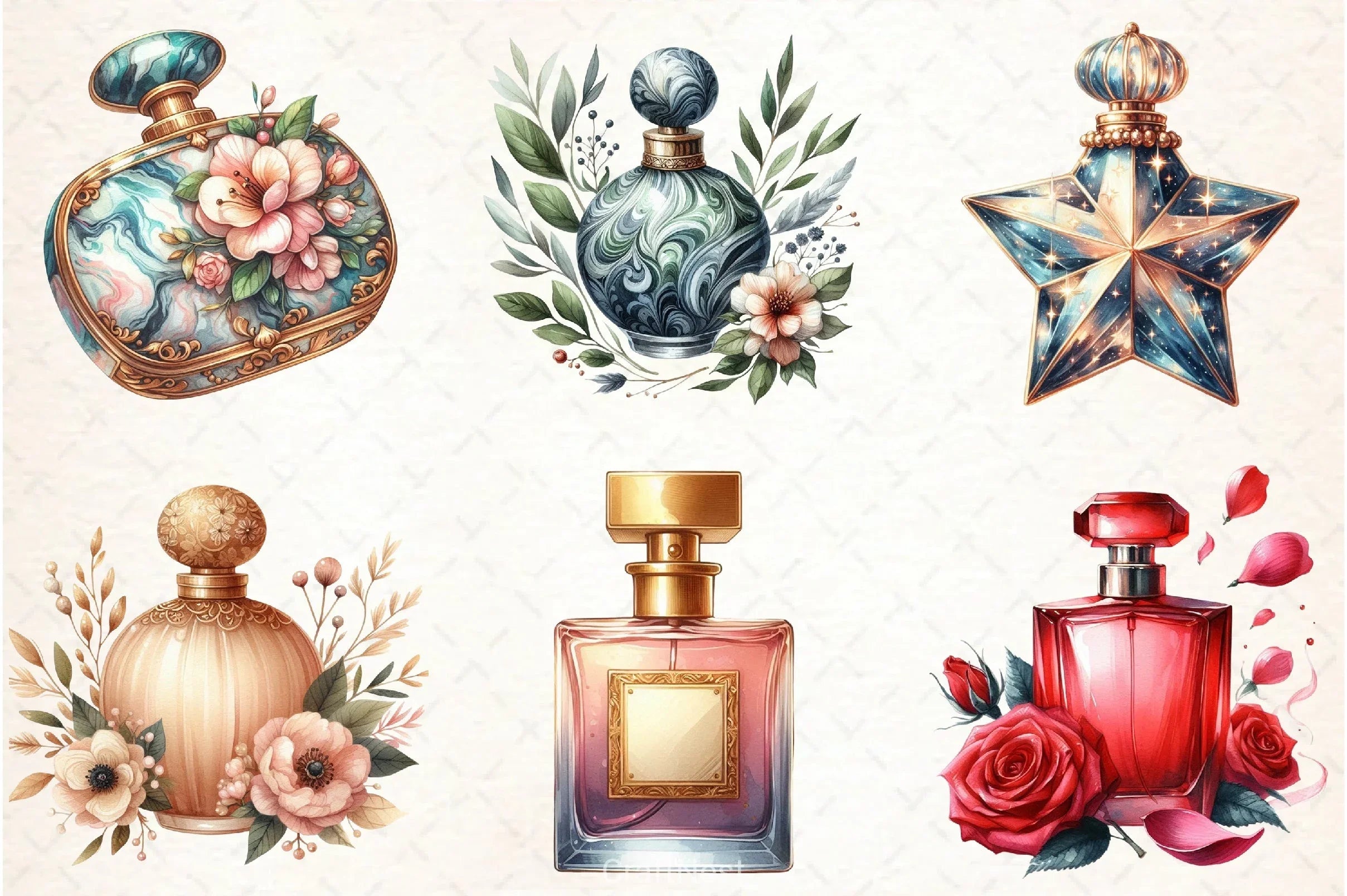 Perfume Clipart Bundle 2 - CraftNest - Digital Crafting and Art