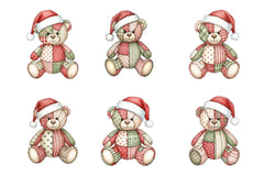 Patchwork Teddy Bear Clipart Bundle - CraftNest - Digital Crafting and Art