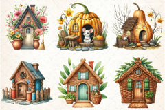 Mouse House Clipart Bundle 2 - CraftNest - Digital Crafting and Art