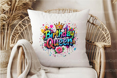 Birthday Queen Clipart Bundle 19 - CraftNest - Digital Crafting and Art