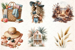 Summer Clipart Bundle 7 - CraftNest - Digital Crafting and Art