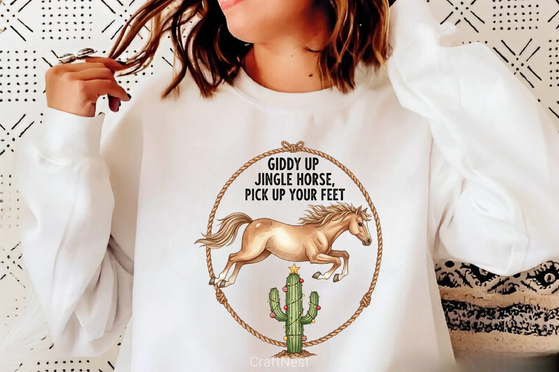 Giddy Up Jingle Horse Clipart Bundle - CraftNest - Digital Crafting and Art